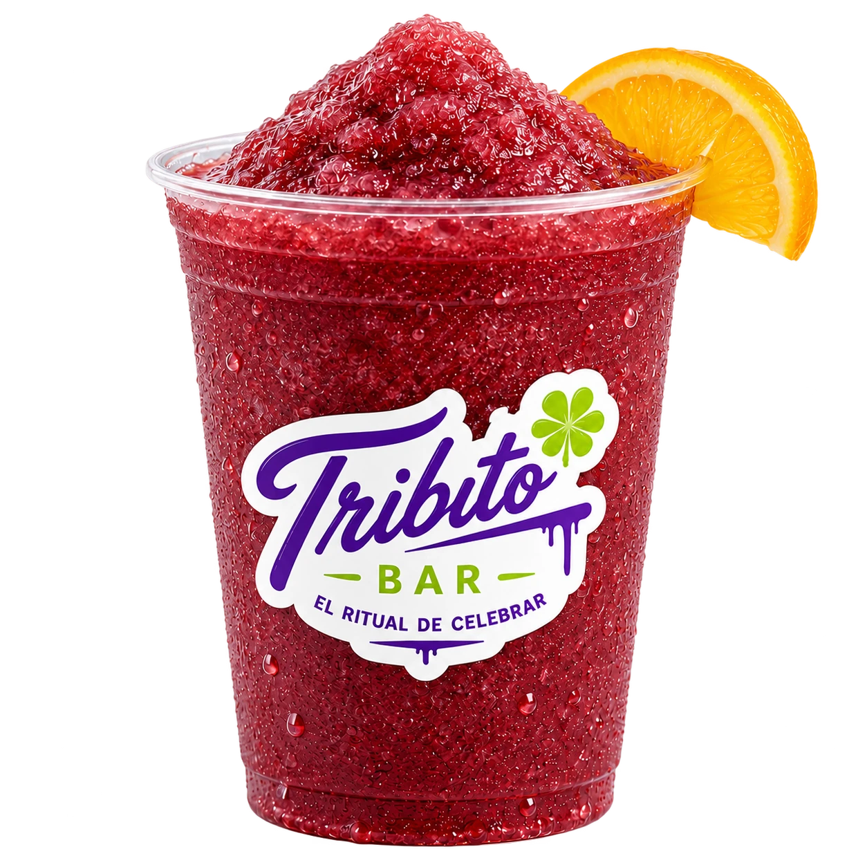Verano Bendito, cóctel granizado de tinto de verano de Tríbuto